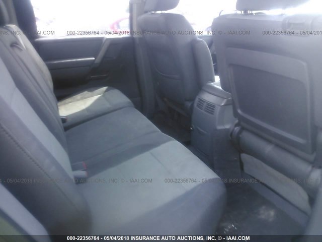 1N6BA07B86N508044 - 2006 NISSAN TITAN XE/SE/LE GRAY photo 8