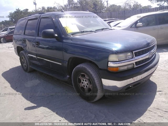 1GNEC13T65R148656 - 2005 CHEVROLET TAHOE C1500 BLUE photo 1