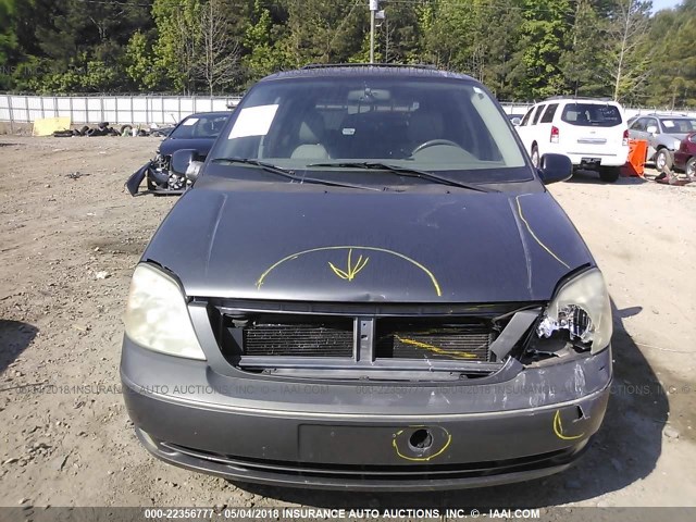 2FMDA52295BA37947 - 2005 FORD FREESTAR SEL GRAY photo 6