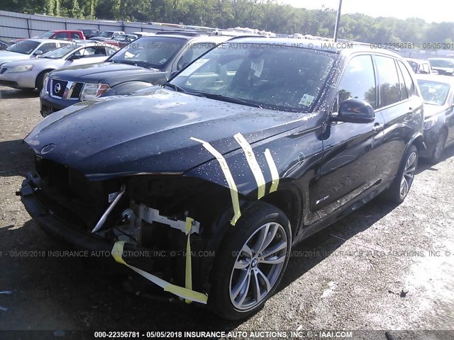 5UXKR2C55G0U17446 - 2016 BMW X5 SDRIVE35I BLACK photo 2