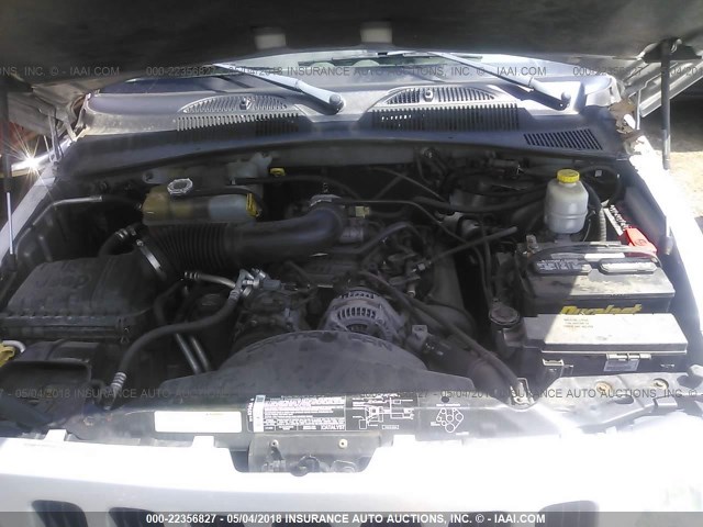 1J4GL38KX5W644567 - 2005 JEEP LIBERTY RENEGADE SILVER photo 10