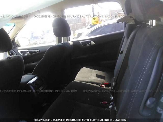 5N1AR2MN4DC665933 - 2013 NISSAN PATHFINDER S/SV/SL/PLATINUM 银色 照片 8