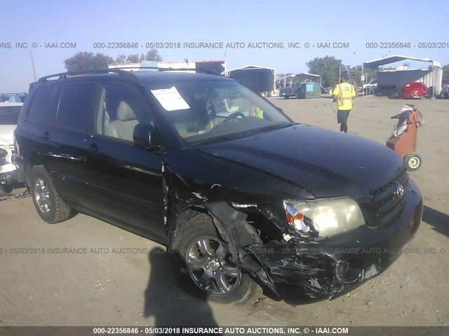 JTEDP21A370128139 - 2007 TOYOTA HIGHLANDER SPORT/LIMITED BLACK photo 1