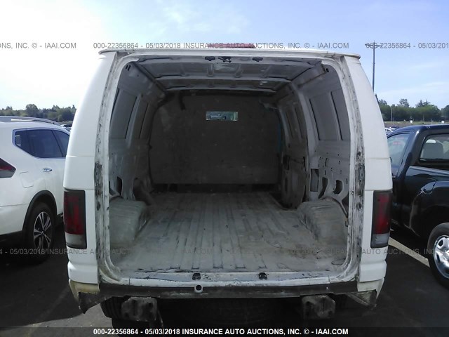 1FTNE14W47DB50000 - 2007 FORD ECONOLINE E150 VAN WHITE photo 6