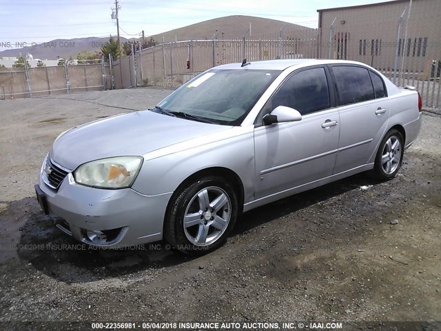 1G1ZU53876F193532 - 2006 CHEVROLET MALIBU LTZ 银色 照片 2