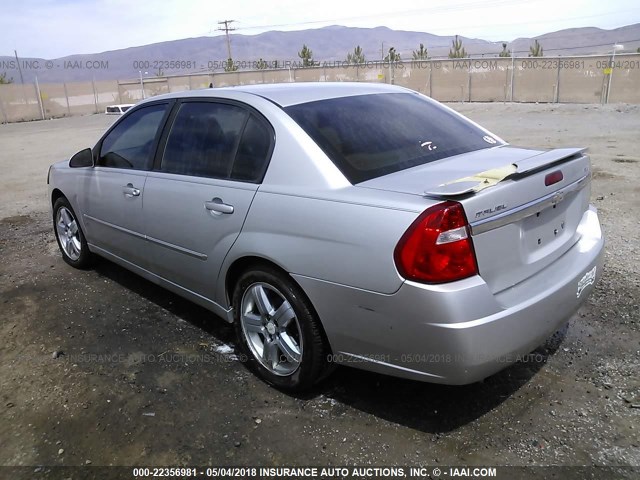 1G1ZU53876F193532 - 2006 CHEVROLET MALIBU LTZ 银色 照片 3