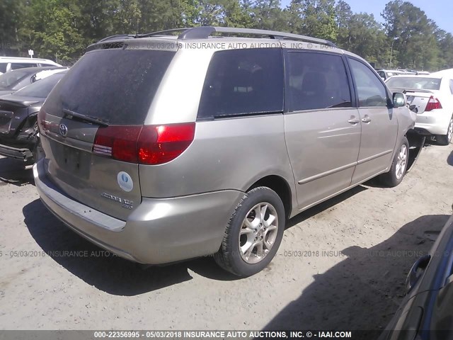 5TDBA22C75S037513 - 2005 TOYOTA SIENNA XLE/XLE LIMITED GRAY photo 4