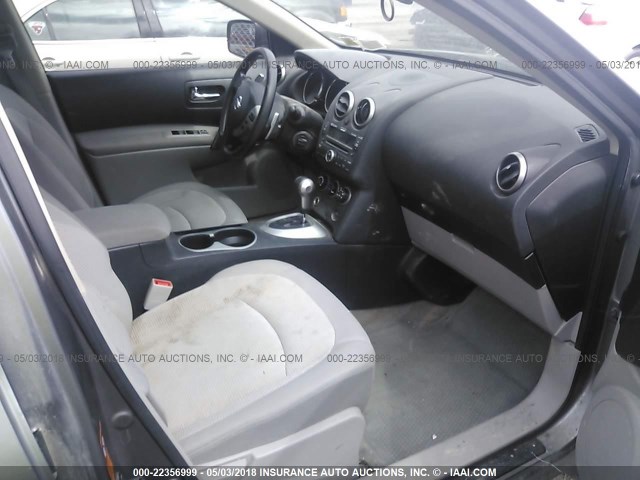 JN8AS58V38W130413 - 2008 NISSAN ROGUE S/SL GRAY photo 5