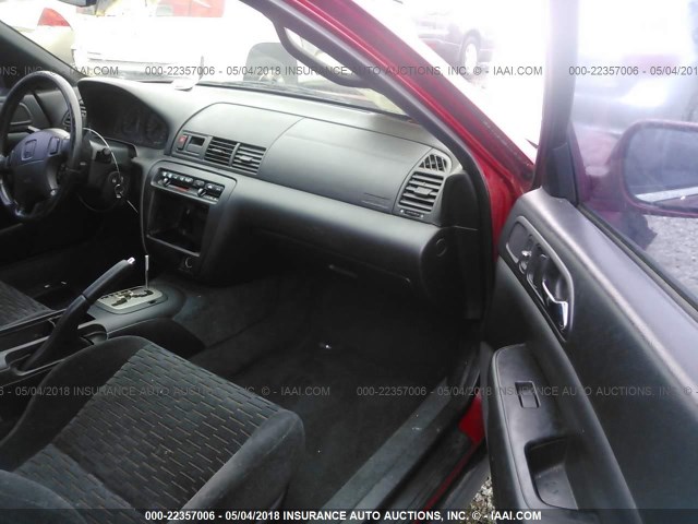 JHMBB6248VC001052 - 1997 HONDA PRELUDE RED photo 5