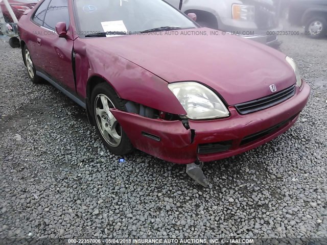 JHMBB6248VC001052 - 1997 HONDA PRELUDE RED photo 6