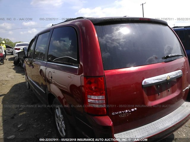 2A8HR54109R678686 - 2009 CHRYSLER TOWN & COUNTRY TOURING RED photo 3