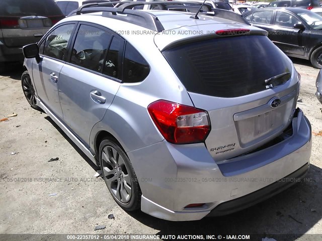 JF1GPAR64D2894852 - 2013 SUBARU IMPREZA SPORT LIMITED SILVER photo 3