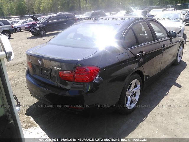 WBA3D5C51EKX99558 - 2014 BMW 328 D/XDRIVE BLACK photo 4