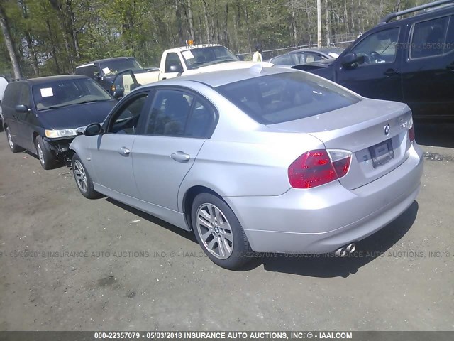 WBAVC53577FZ73088 - 2007 BMW 328 I SULEV SILVER photo 3