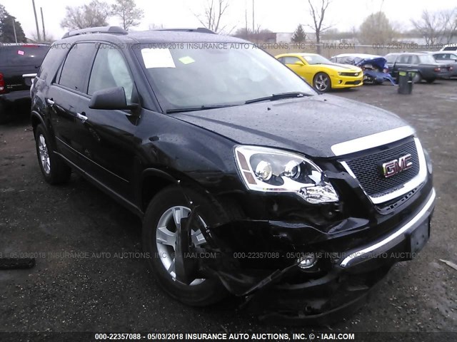 1GKKRPED5CJ420553 - 2012 GMC ACADIA SLE BLACK photo 1