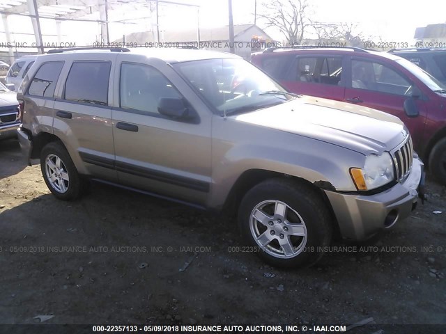 1J4GR48K95C568152 - 2005 JEEP GRAND CHEROKEE LAREDO/COLUMBIA/FREEDOM TAN photo 1