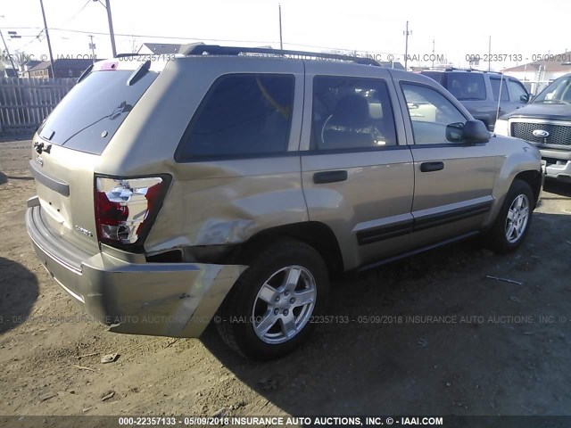 1J4GR48K95C568152 - 2005 JEEP GRAND CHEROKEE LAREDO/COLUMBIA/FREEDOM 棕色 照片 4