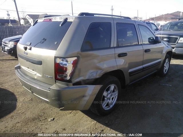 1J4GR48K95C568152 - 2005 JEEP GRAND CHEROKEE LAREDO/COLUMBIA/FREEDOM TAN photo 6