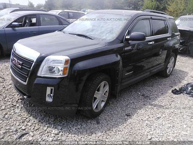 2GKALSEK3C6136236 - 2012 GMC TERRAIN SLE BLACK photo 2