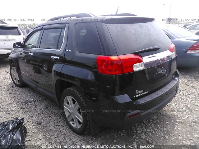 2GKALSEK3C6136236 - 2012 GMC TERRAIN SLE BLACK photo 3