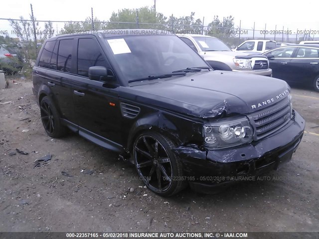 SALSF25476A929211 - 2006 LAND ROVER RANGE ROVER SPORT HSE BLACK photo 1