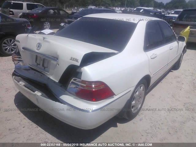 JH4KA9664XC001598 - 1999 ACURA 3.5RL WHITE photo 4