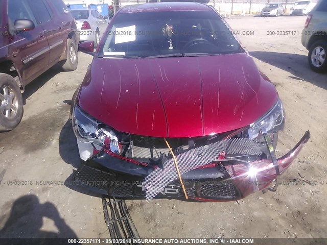 4T1BF1FK8GU582241 - 2016 TOYOTA CAMRY LE/XLE/SE/XSE RED photo 6