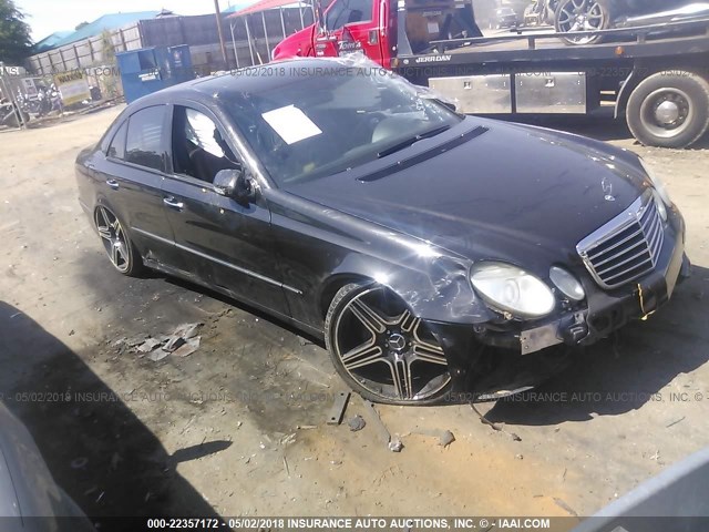 WDBUF72X09B389502 - 2009 MERCEDES-BENZ E 550 BLACK photo 1