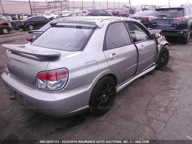 JF1GD70666L515453 - 2006 SUBARU IMPREZA WRX STI GRAY photo 4