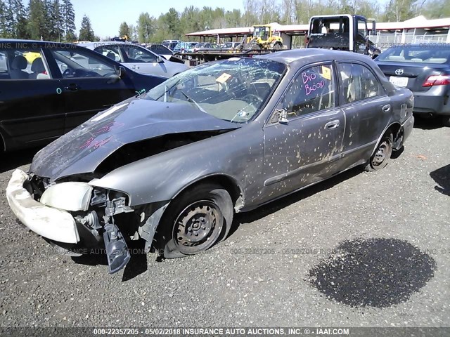 1YVGF22C0X5842036 - 1999 MAZDA 626 ES/LX GOLD photo 2