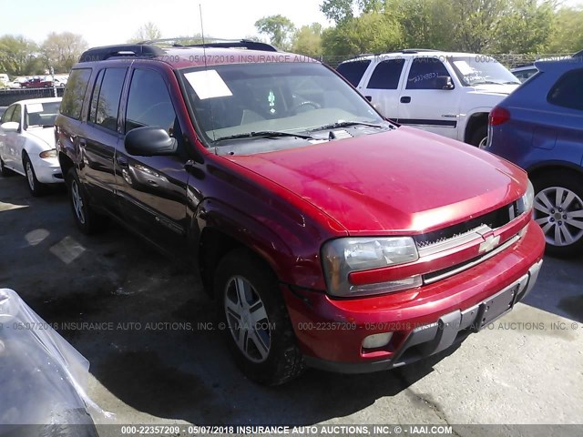 1GNES16S546232988 - 2004 CHEVROLET TRAILBLAZER EXT LS/EXT LT RED photo 1