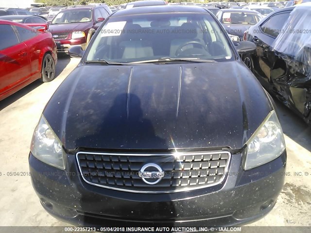 1N4BL11D35C262260 - 2005 NISSAN ALTIMA SE/SL/SE-R BLACK photo 6