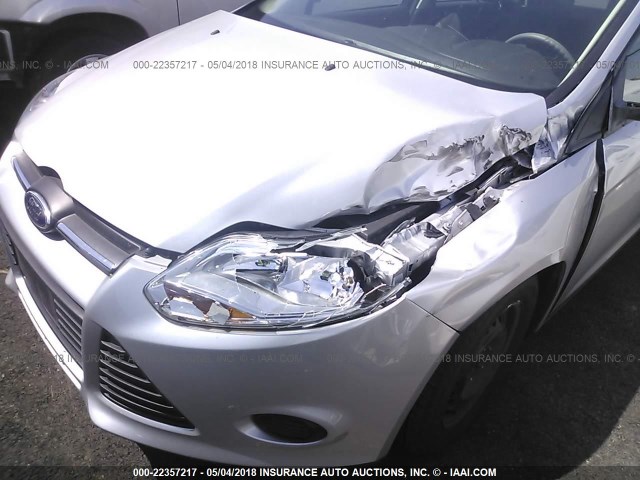 1FADP3E23EL199680 - 2014 FORD FOCUS S SILVER photo 6