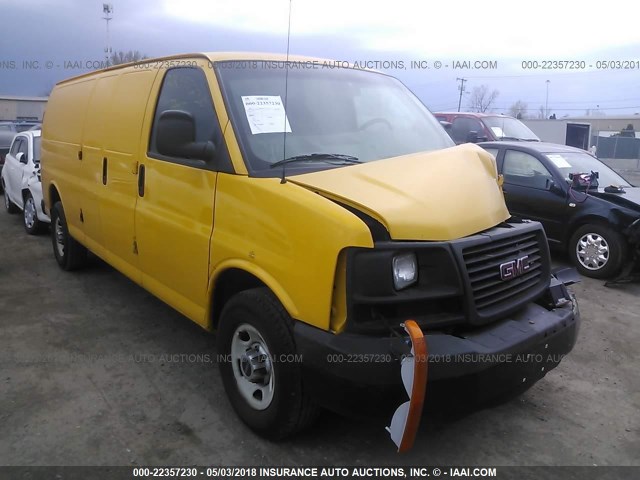 1GTW7GCA7C1148499 - 2012 GMC SAVANA G2500 YELLOW photo 1