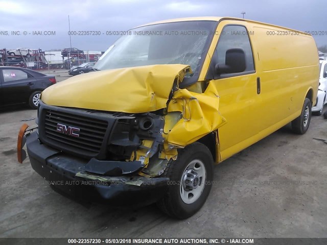 1GTW7GCA7C1148499 - 2012 GMC SAVANA G2500 YELLOW photo 6