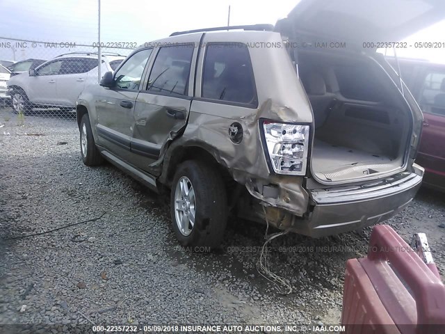 1J4GS48K36C295649 - 2006 JEEP GRAND CHEROKEE LAREDO/COLUMBIA/FREEDOM 金色 照片 3