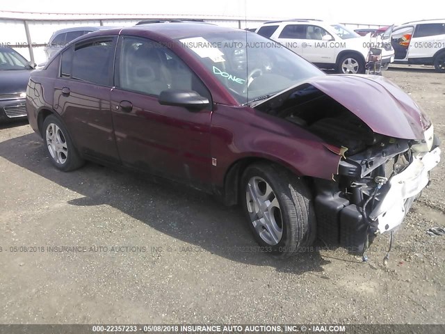 1G8AL52F13Z152292 - 2003 SATURN ION LEVEL 3 MAROON photo 1