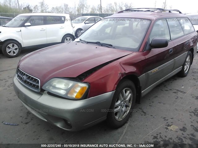 4S3BH675837633640 - 2003 SUBARU LEGACY OUTBACK AWP 栗色 照片 2