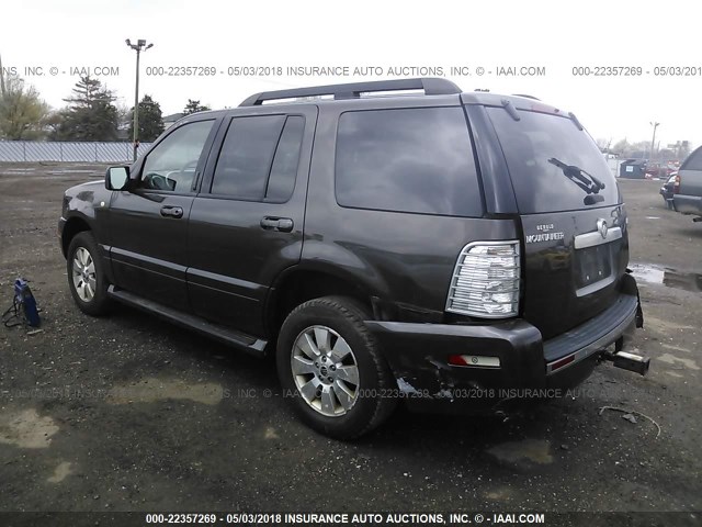 4M2EU47E66UJ25454 - 2006 MERCURY MOUNTAINEER LUXURY GRAY photo 3