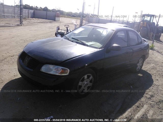 3N1CB51D16L565779 - 2006 NISSAN SENTRA 1.8/1.8S BLACK photo 2