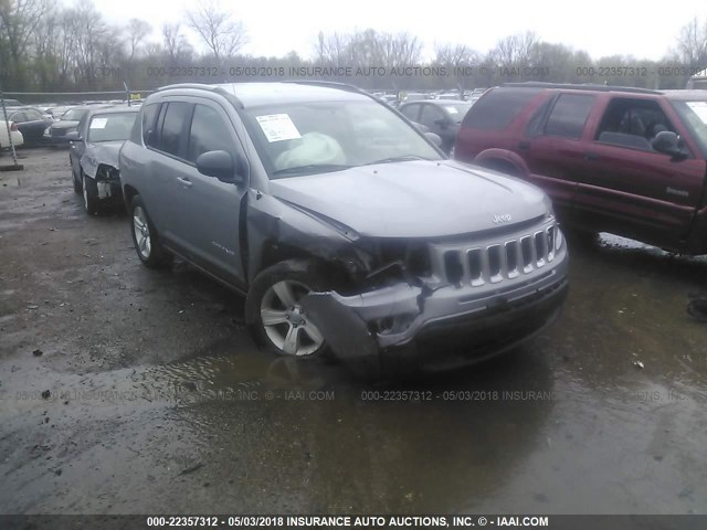 1C4NJDBB5GD631645 - 2016 JEEP COMPASS SPORT GRAY photo 1