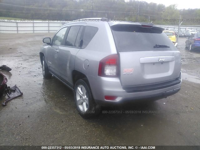 1C4NJDBB5GD631645 - 2016 JEEP COMPASS SPORT GRAY photo 3