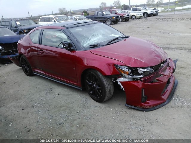 JTKJF5C79GJ026585 - 2016 TOYOTA SCION TC 红色 照片 1