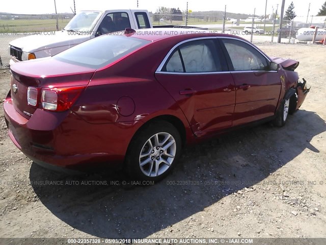 1G11C5SL4EF263346 - 2014 CHEVROLET MALIBU 1LT 红色 照片 4