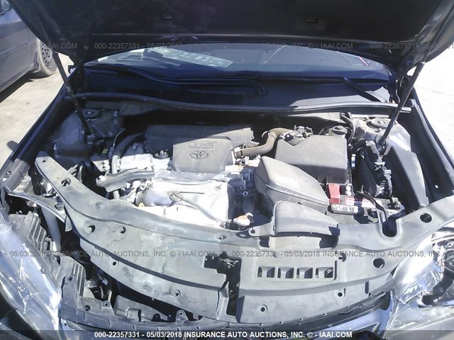 4T1BF1FK6GU212132 - 2016 TOYOTA CAMRY LE/XLE/SE/XSE GRAY photo 10