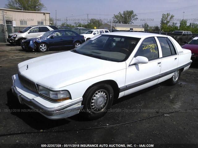 1G4BT52PXTR406449 - 1996 BUICK ROADMASTER LIMITED WHITE photo 2