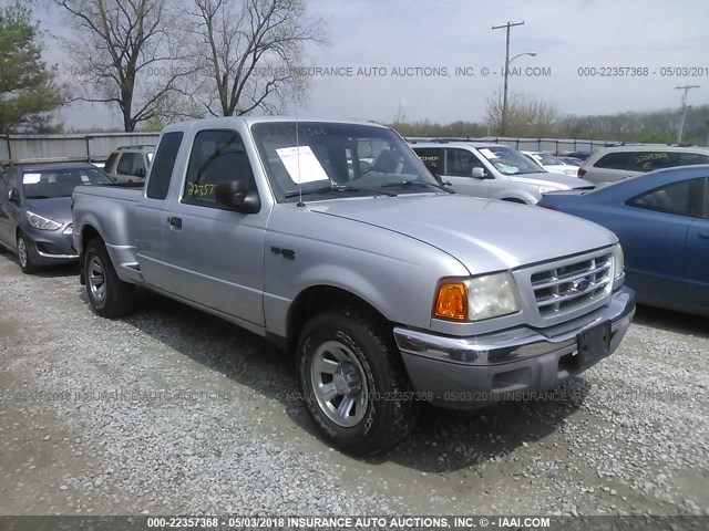 1FTZR44E03PA70877 - 2003 FORD RANGER SUPER CAB SILVER photo 1