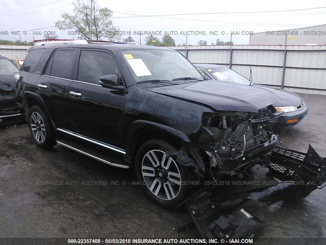 JTEBU5JR5G5351681 - 2016 TOYOTA 4RUNNER SR5 PREM/LTDL/TRAIL/TRD BLACK photo 1