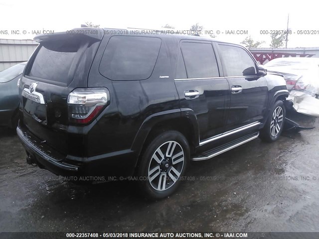 JTEBU5JR5G5351681 - 2016 TOYOTA 4RUNNER SR5 PREM/LTDL/TRAIL/TRD BLACK photo 4