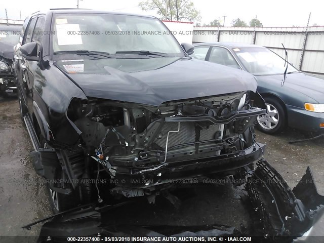 JTEBU5JR5G5351681 - 2016 TOYOTA 4RUNNER SR5 PREM/LTDL/TRAIL/TRD BLACK photo 6